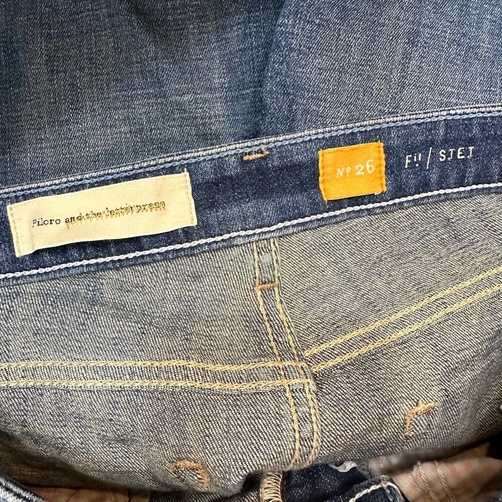 Anthropologie Pilcro and the Letter Press Jean Shorts Stet Trip Mid Rise 26 - Picture 4 of 8